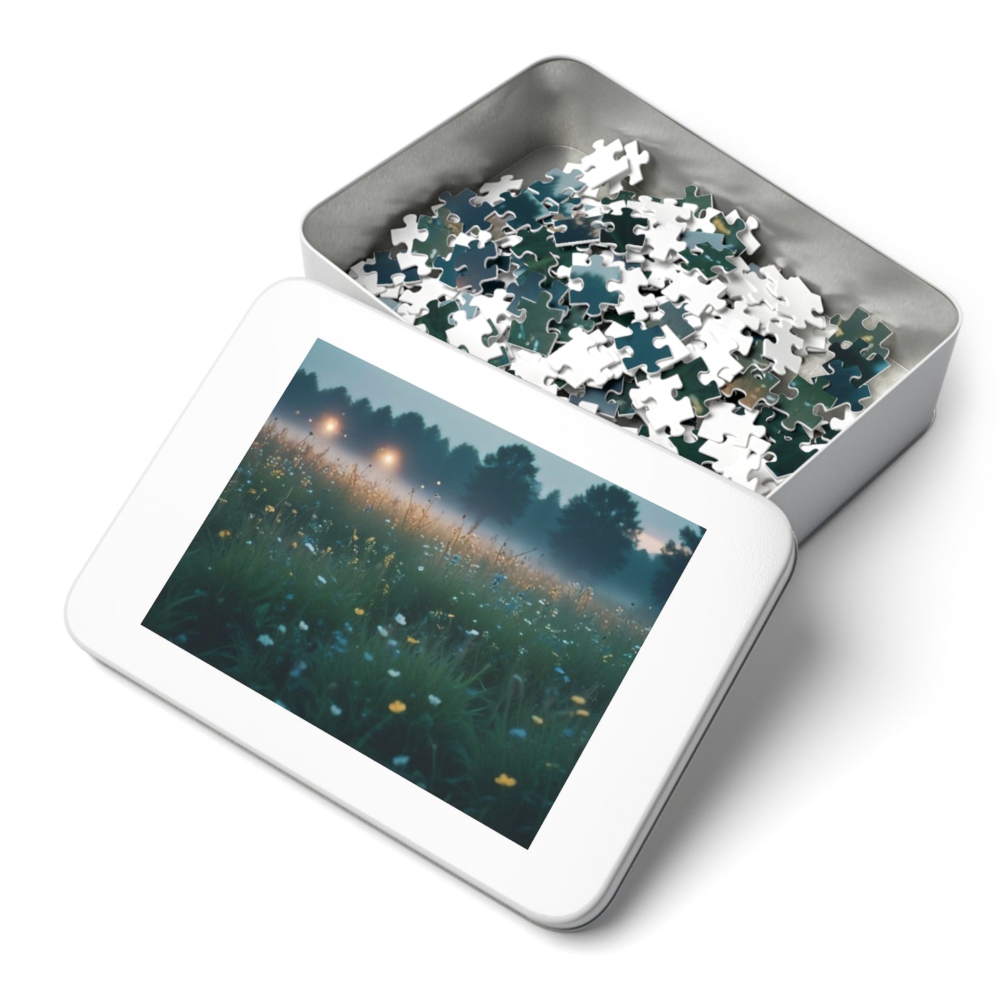Jigsaw Puzzle - Echoes in the Mist by Chaia Malana Art