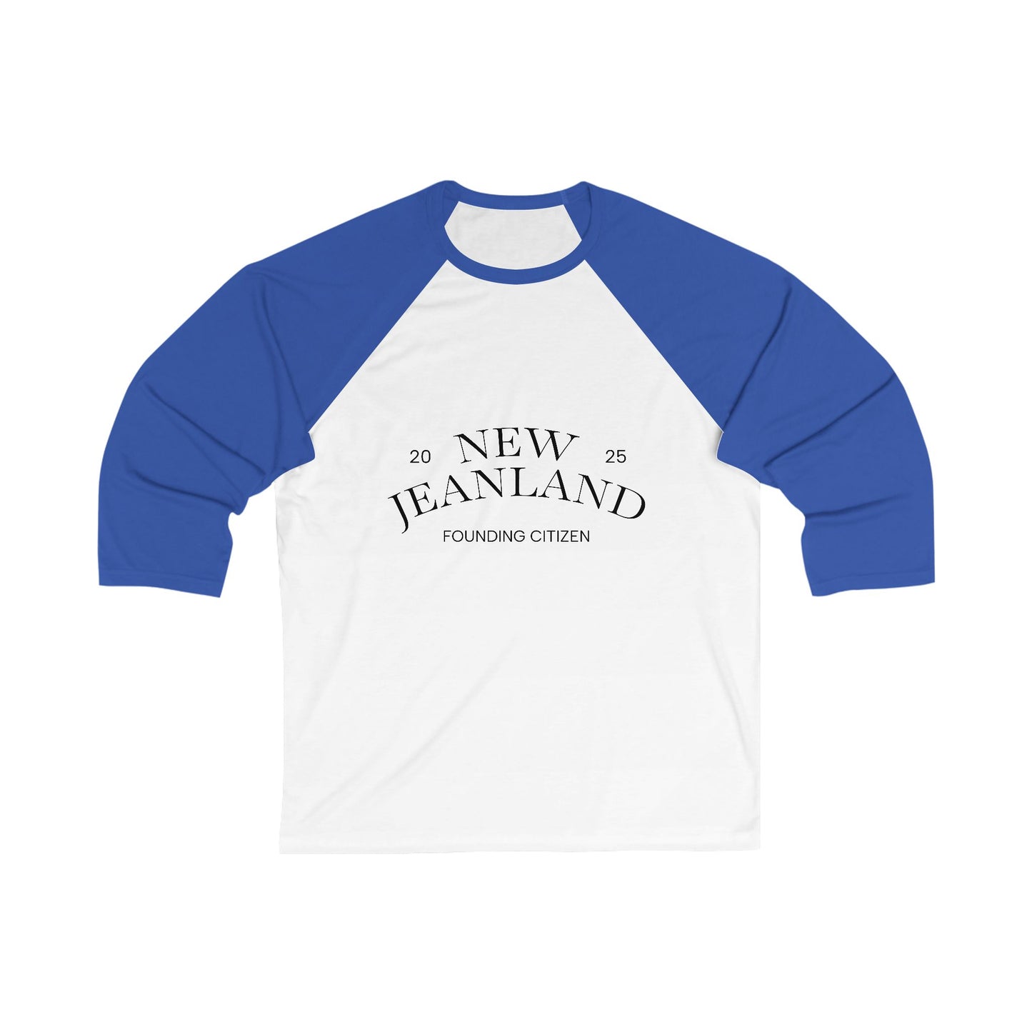 Baseball Tee New Jeanland Founding Citizen 2025 T-Shirt Design