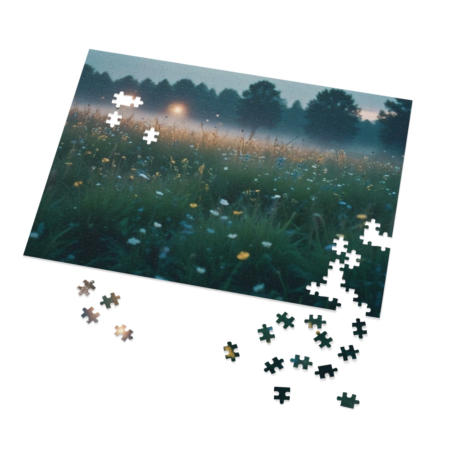 Jigsaw Puzzle - Echoes in the Mist by Chaia Malana Art