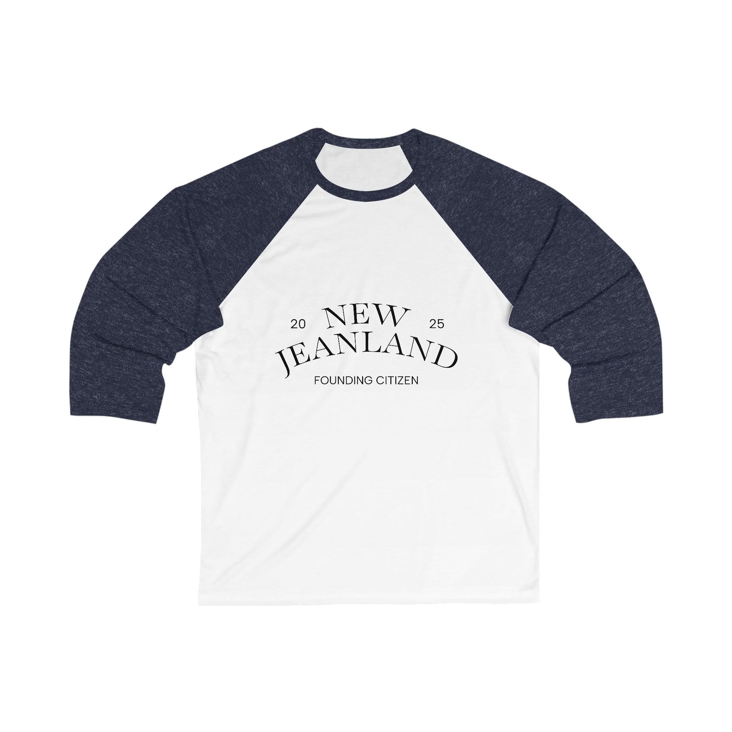 Baseball Tee New Jeanland Founding Citizen 2025 T-Shirt Design