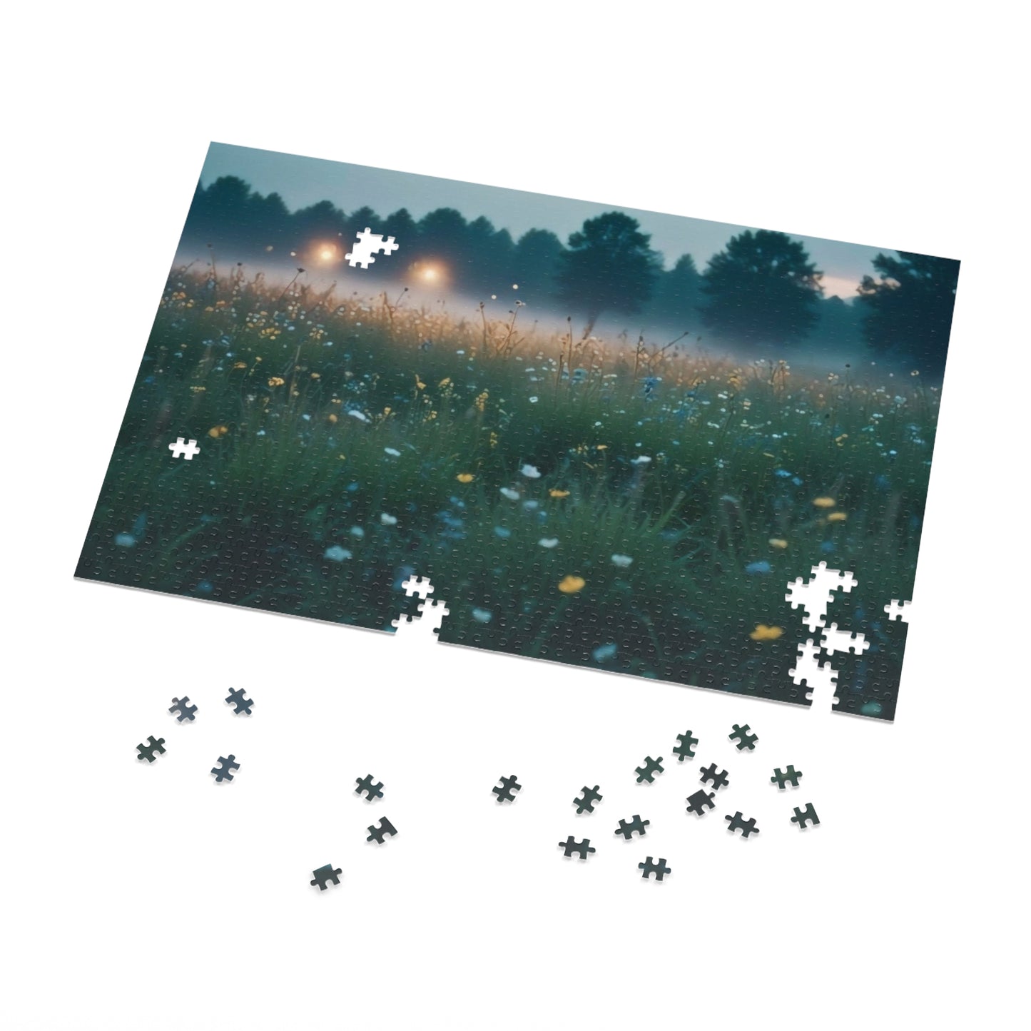 Jigsaw Puzzle - Echoes in the Mist by Chaia Malana Art