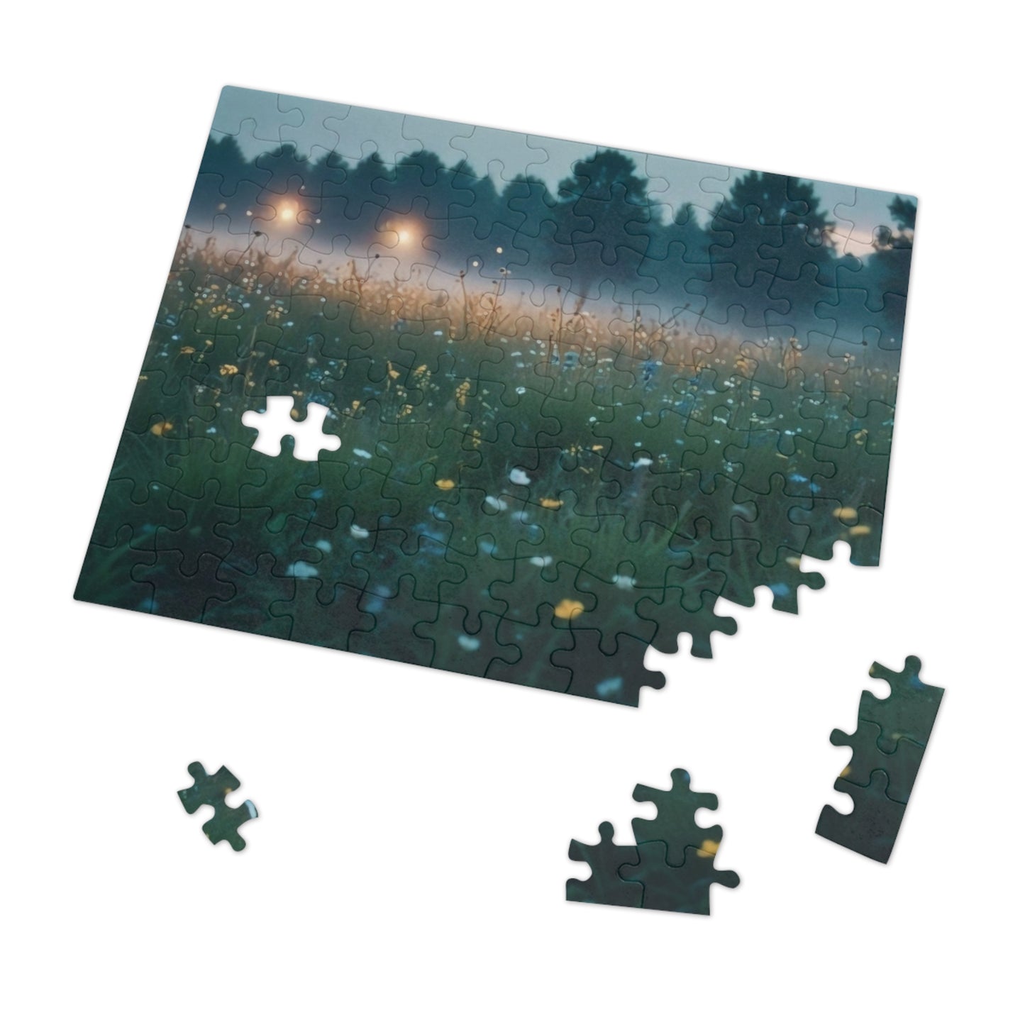 Jigsaw Puzzle - Echoes in the Mist by Chaia Malana Art