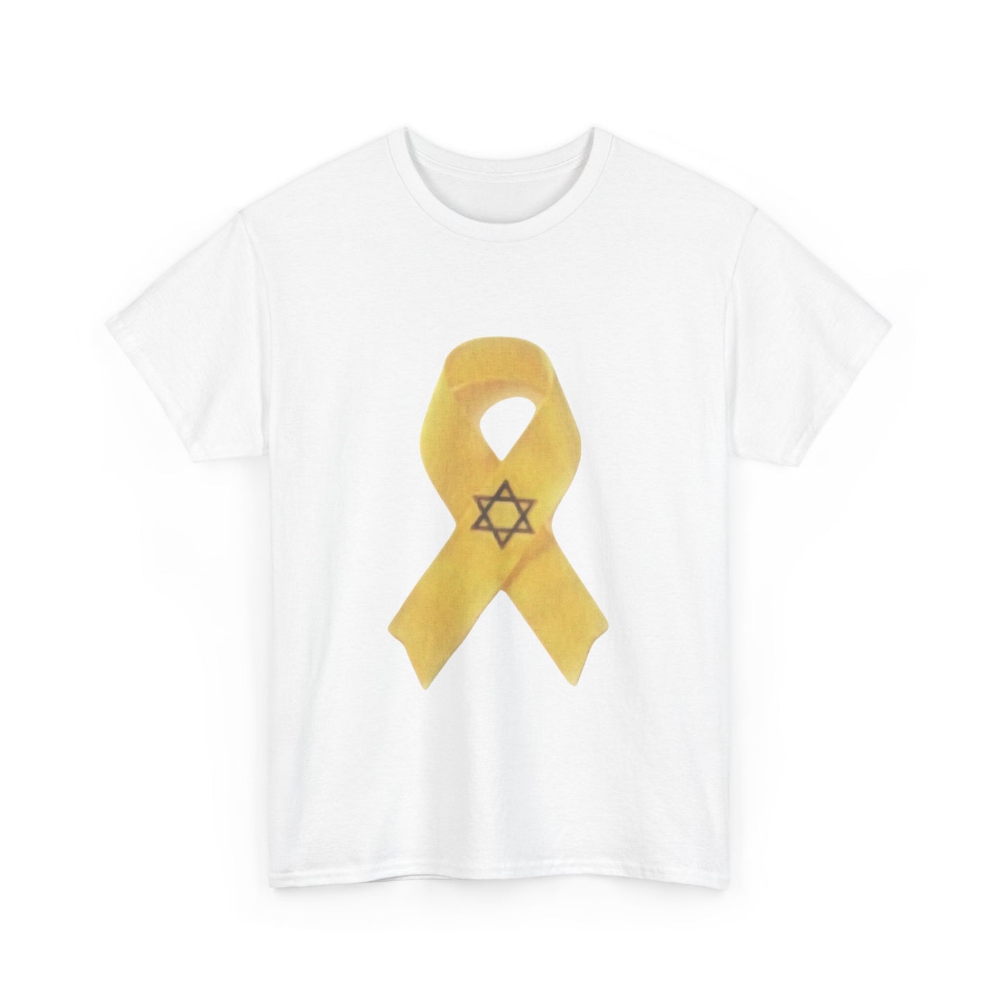T-Shirt Yellow Awareness Ribbon Hostages Gaza Oct 7, 2023