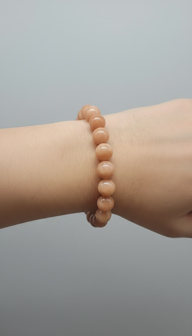 Sunstone Beaded Bracelet