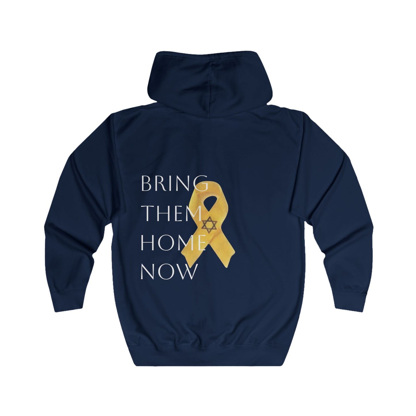 Yellow Ribbon Bring Them Home Now Unisex Full Zip Hoodie