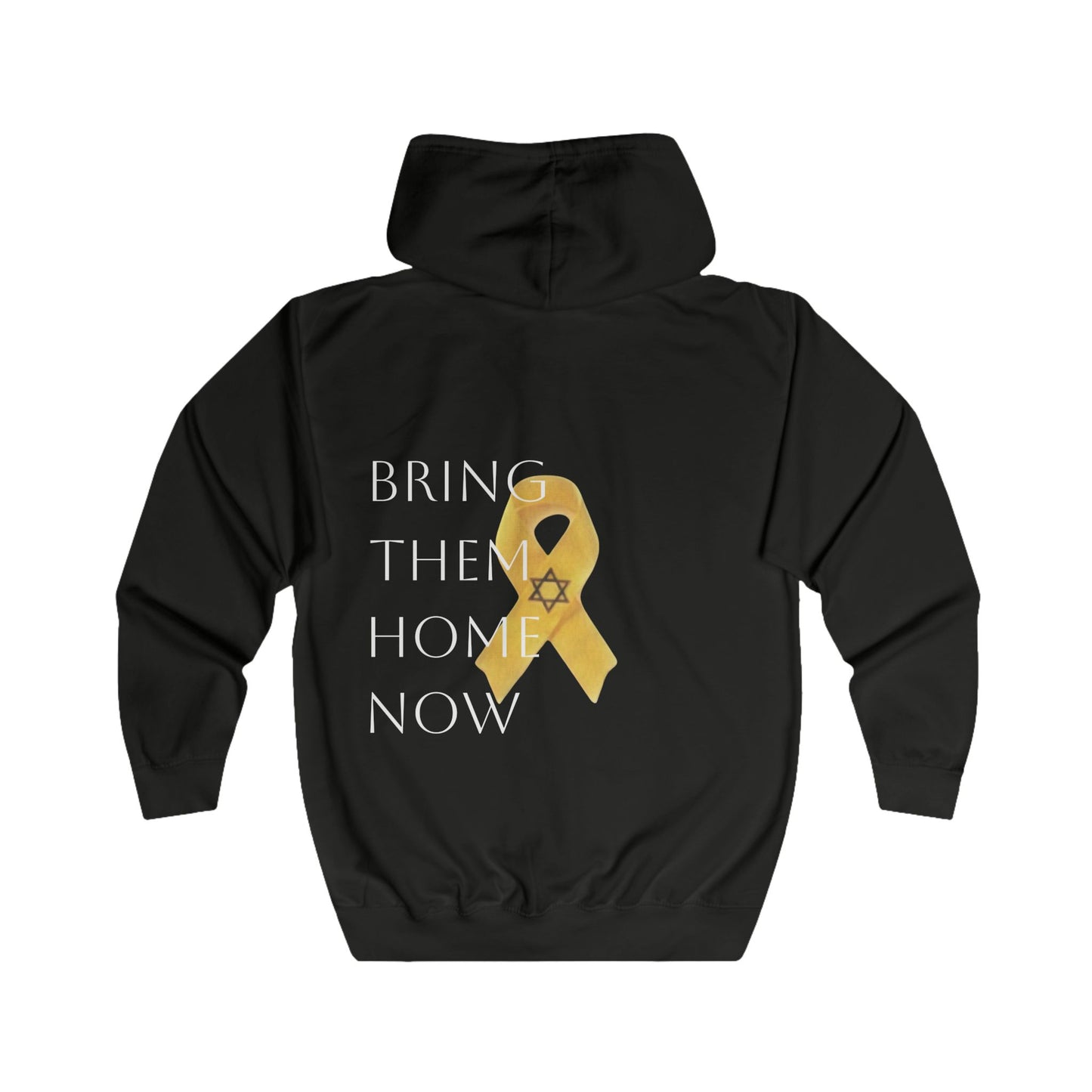 Yellow Ribbon Bring Them Home Now Unisex Full Zip Hoodie