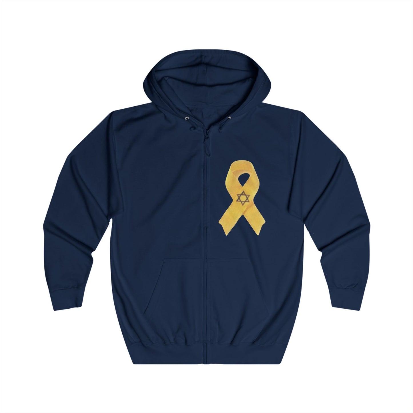Yellow Ribbon Bring Them Home Now Unisex Full Zip Hoodie