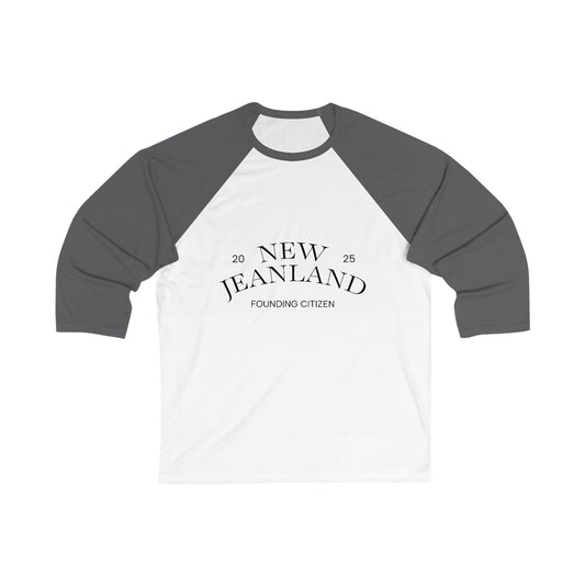 Baseball Tee New Jeanland Founding Citizen 2025 T-Shirt Design
