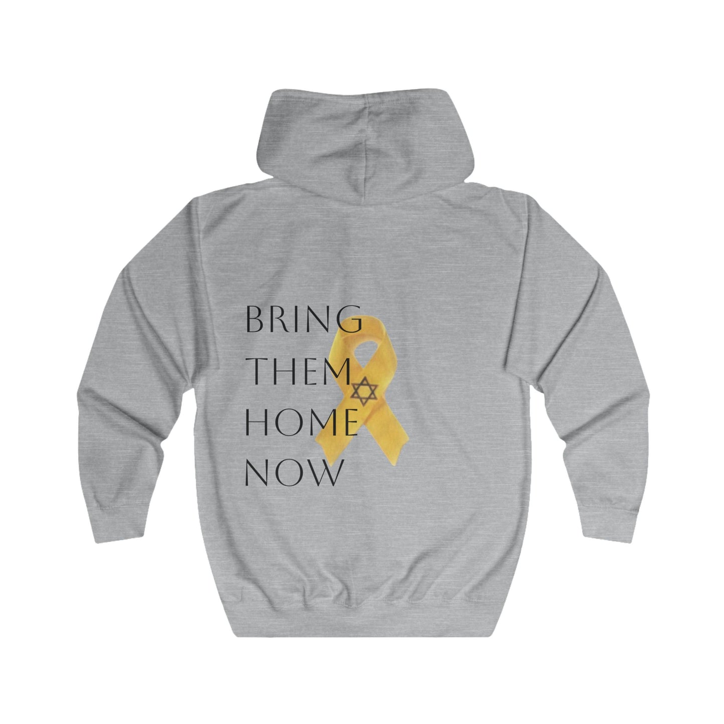 Yellow Ribbon Bring Them Home Now Unisex Full Zip Hoodie