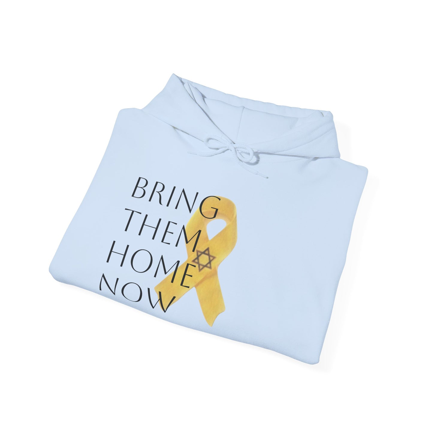 Hooded Sweatshirt Yellow Ribbon Bring Them Home Now