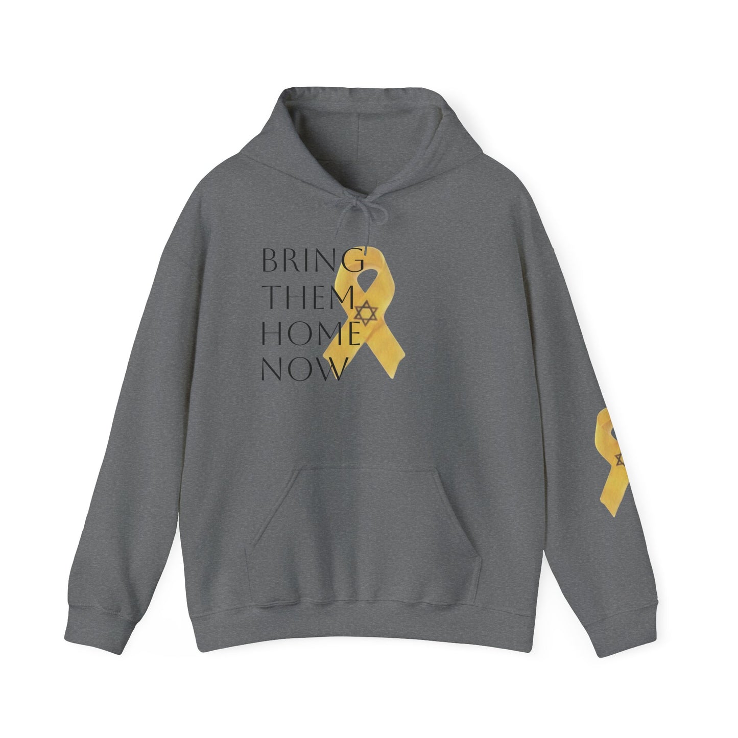 Hooded Sweatshirt Yellow Ribbon Bring Them Home Now