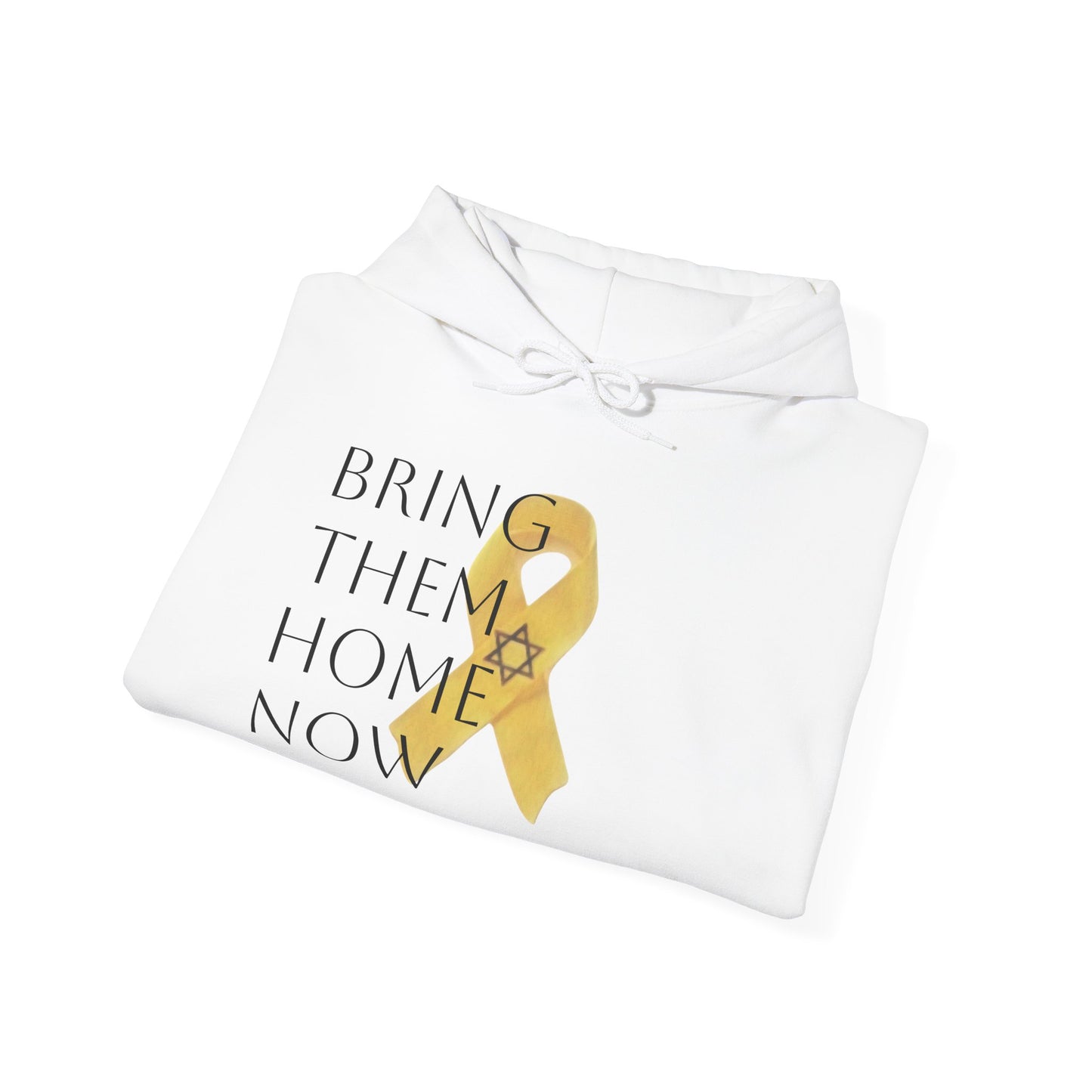 Hooded Sweatshirt Yellow Ribbon Bring Them Home Now