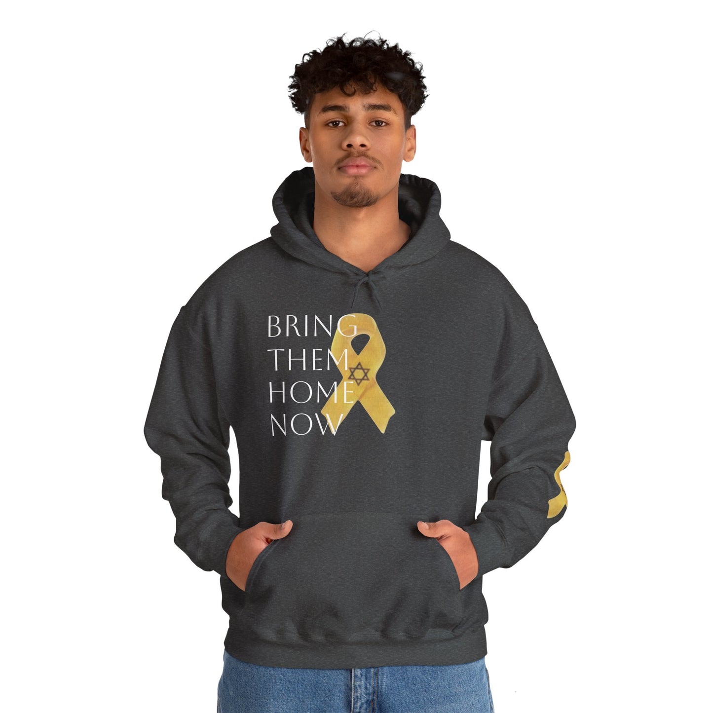 Hooded Sweatshirt Yellow Ribbon Bring Them Home Now