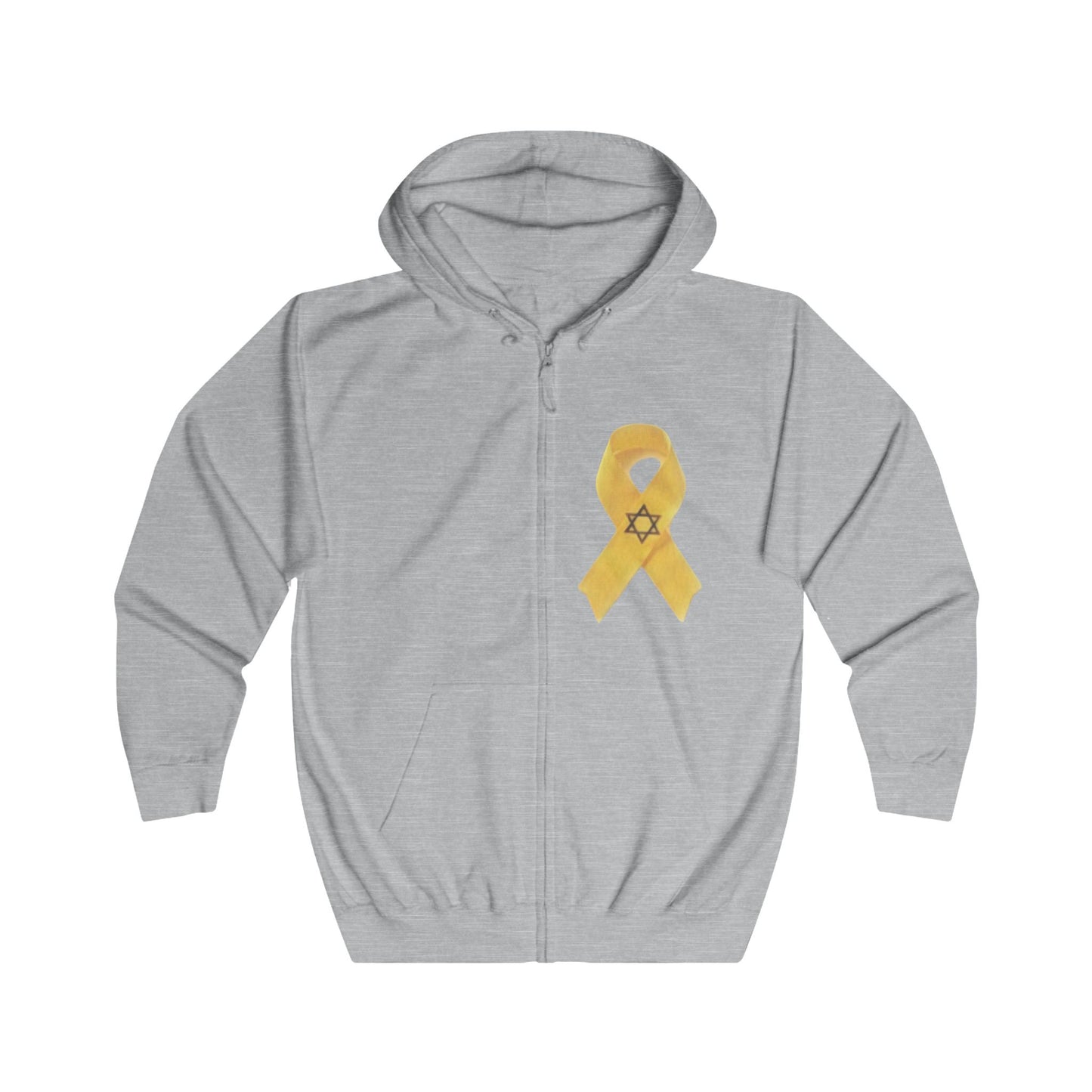 Yellow Ribbon Bring Them Home Now Unisex Full Zip Hoodie
