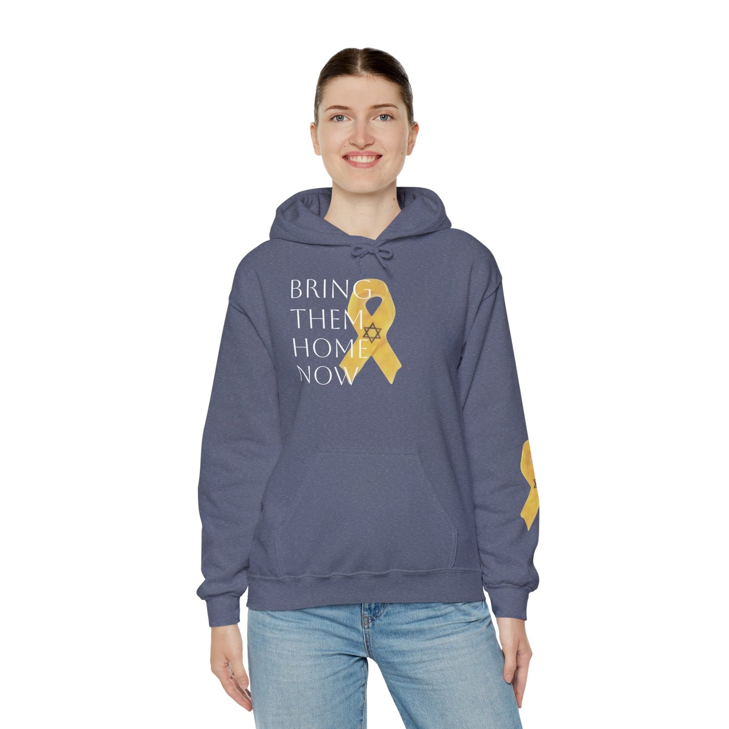Hooded Sweatshirt Yellow Ribbon Bring Them Home Now