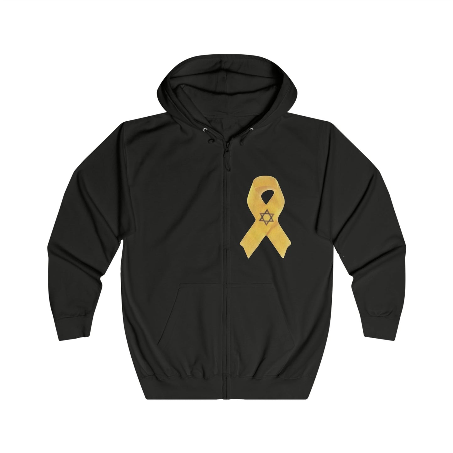 Yellow Ribbon Bring Them Home Now Unisex Full Zip Hoodie