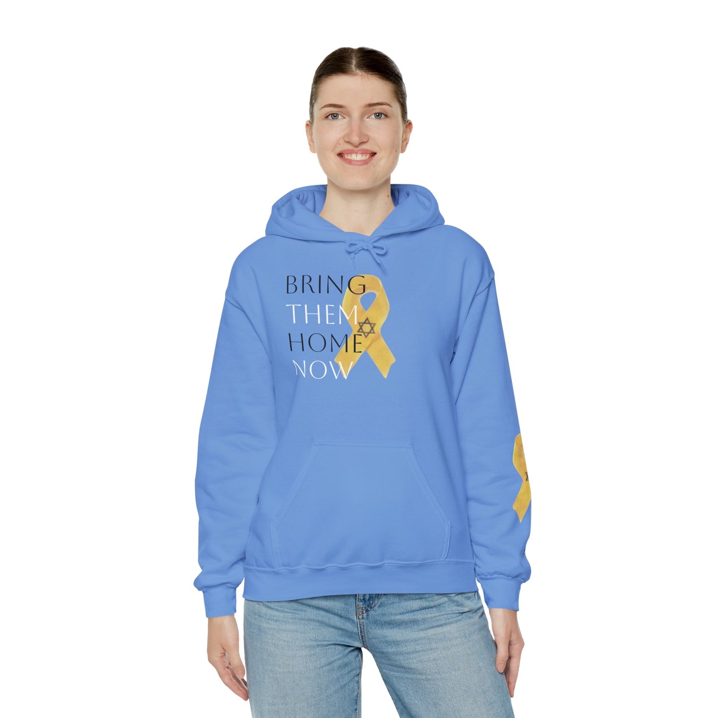 Hooded Sweatshirt Yellow Ribbon Bring Them Home Now