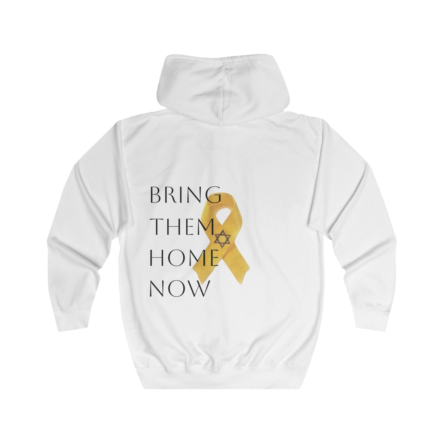 Yellow Ribbon Bring Them Home Now Unisex Full Zip Hoodie