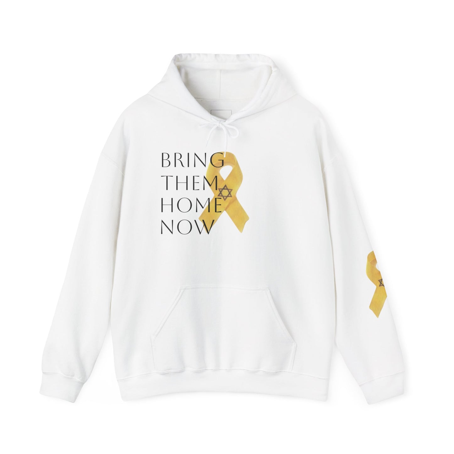 Hooded Sweatshirt Yellow Ribbon Bring Them Home Now