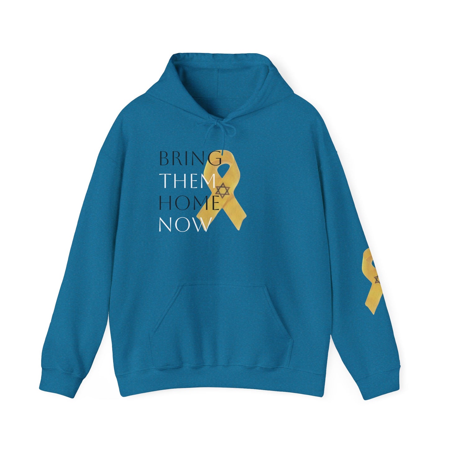Hooded Sweatshirt Yellow Ribbon Bring Them Home Now