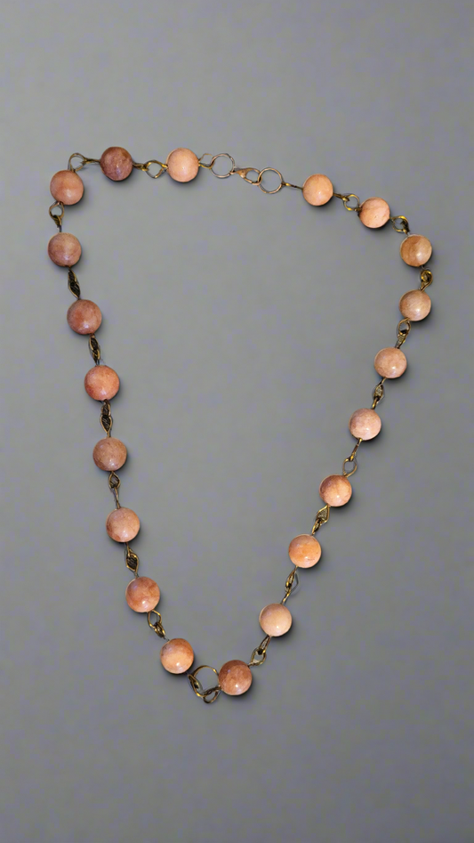 Maria's Sunstone & Copper Necklace