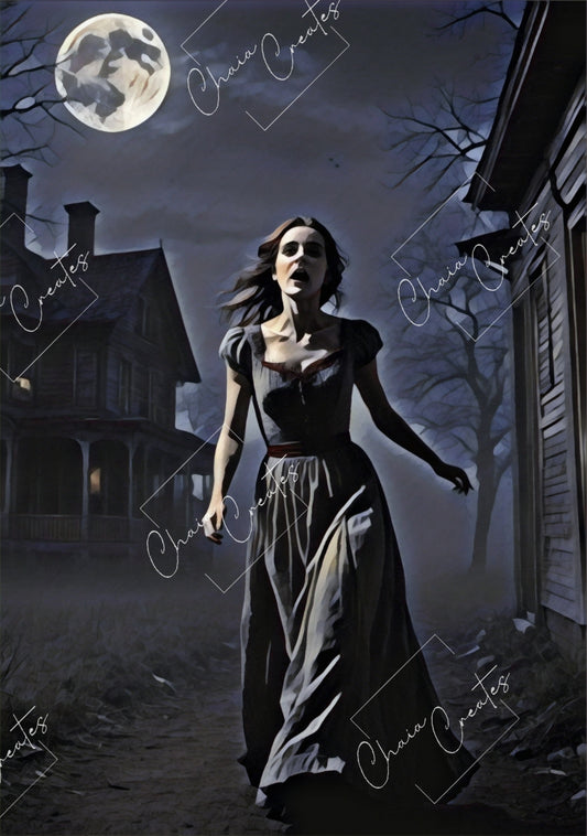 Moonlit Escape – Signed Original Artwork Print, USA Artist